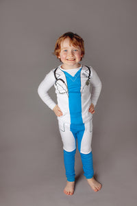 buy doctor pajamas, doctor pyjamas, organic cotton children's pajamas, fun kids pajamas, kids dress up pajamas, pyjamas